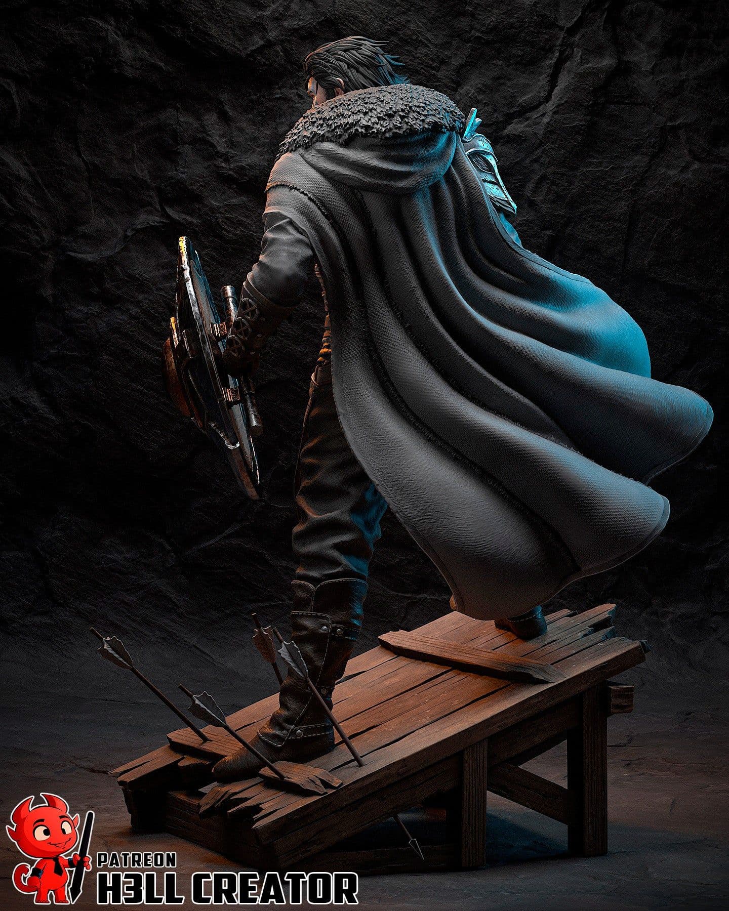 Kliff Crimson Desert | Maximum Detailed 16K 3D printed figure product image 12