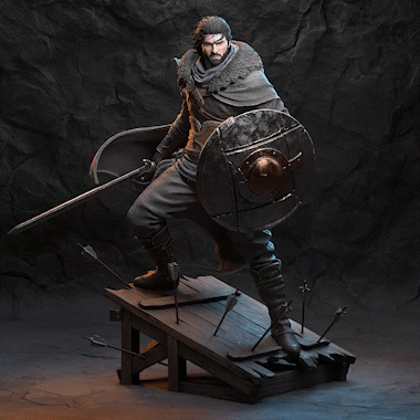 Kliff Crimson Desert | Maximum Detailed 16K 3D printed figure product image 9