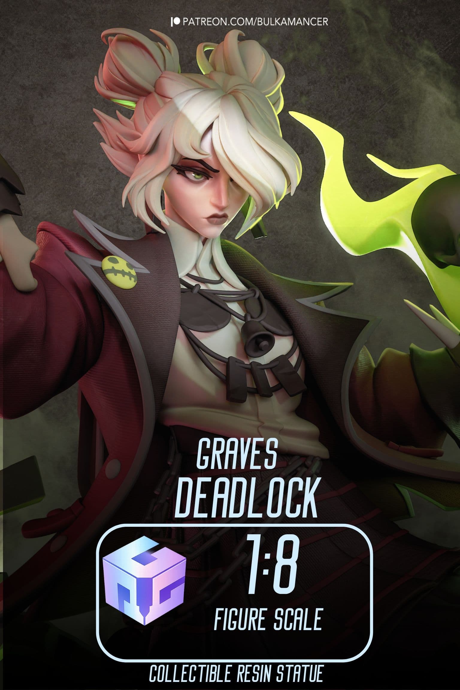 Graves Deadlock Collector-Grade 16K Resin Action Figure