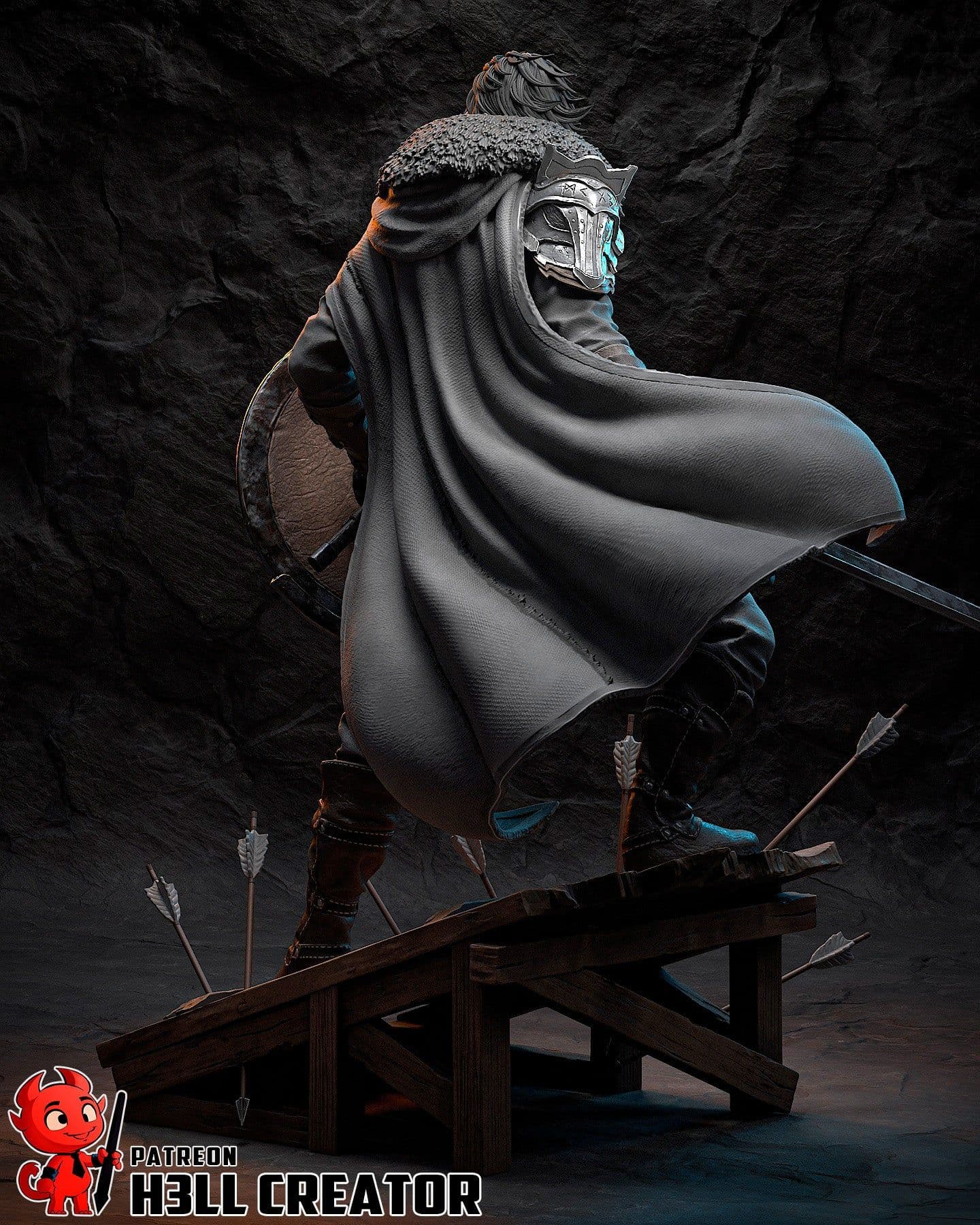 Kliff Crimson Desert | Maximum Detailed 16K 3D printed figure product image 5