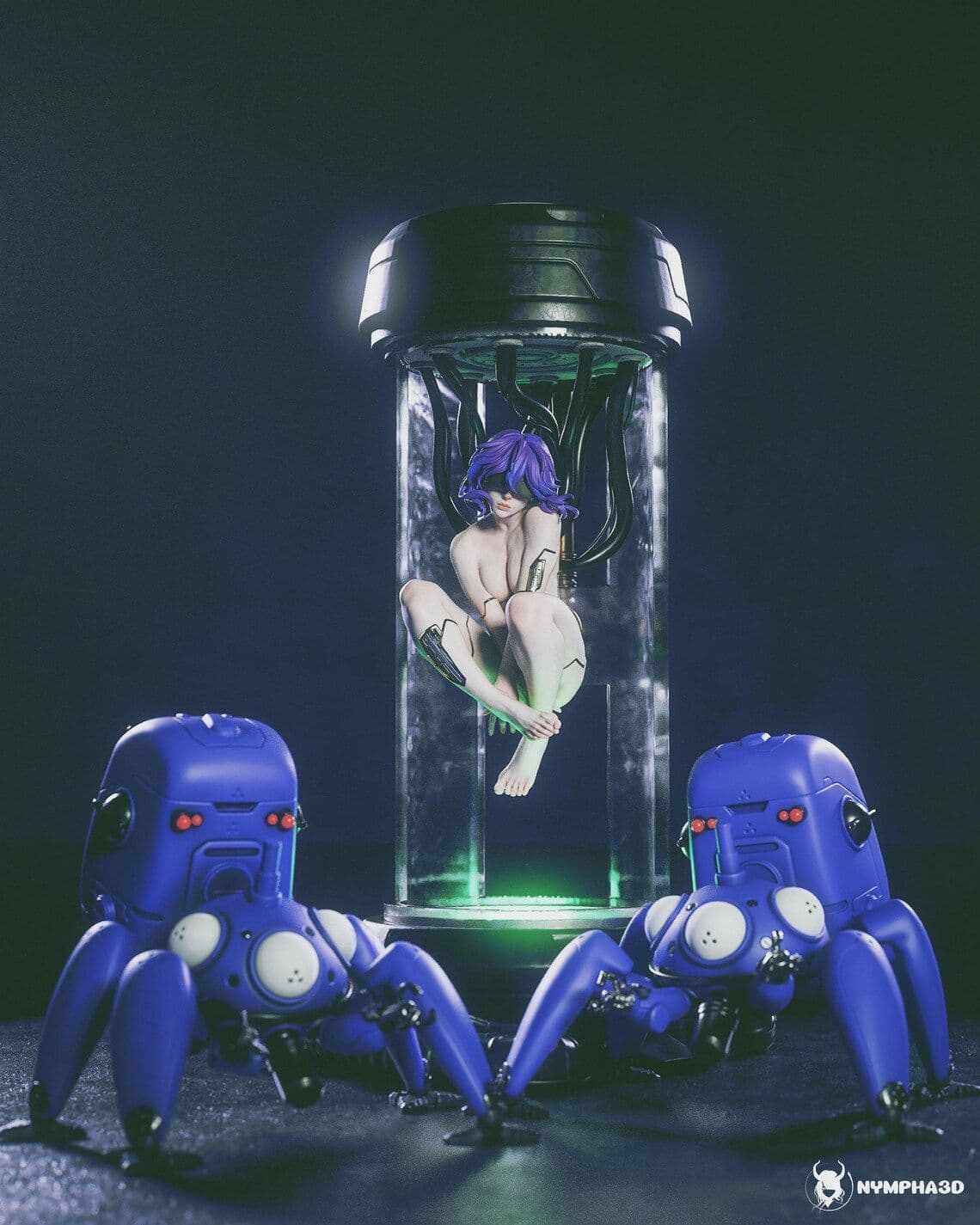 Motoko Ghost In The Shell | Maximum Detailed 16K 3D printed figure product image 4