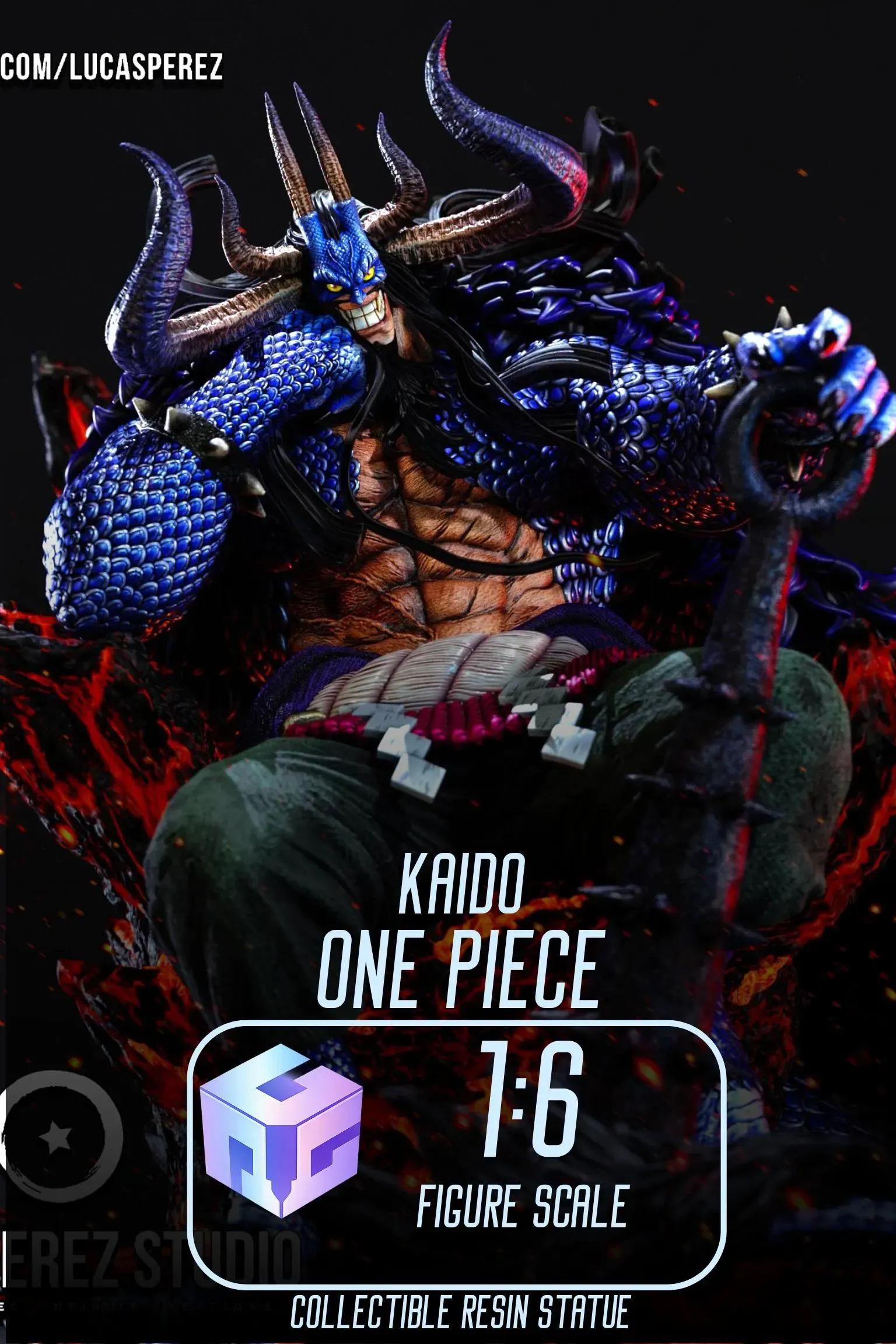 The Dragon Emperor Maximum Detailed 16K 3D printed figure