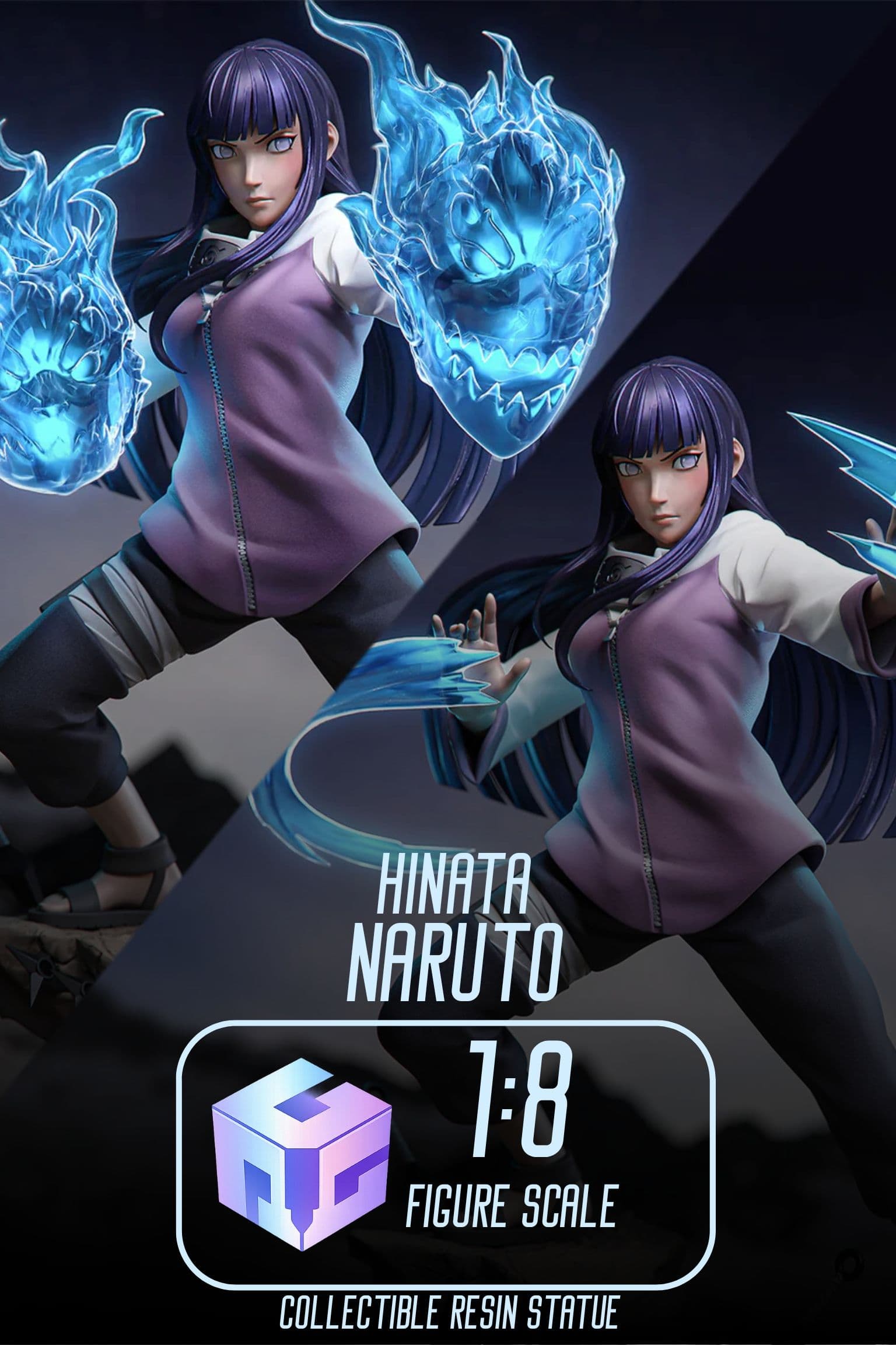 Hinata Naruto | Maximum Detailed 16K 3D printed figure