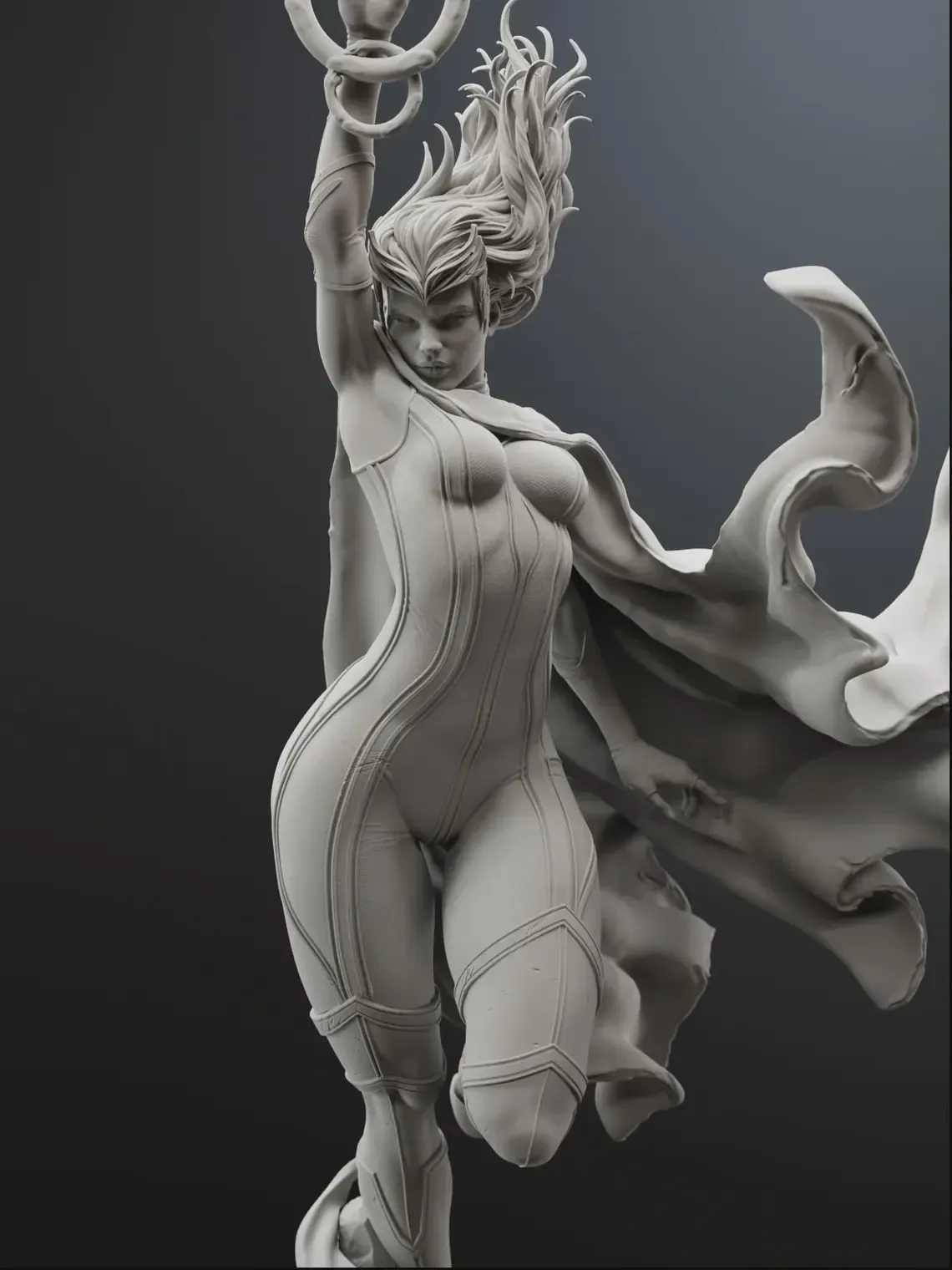 The Reality Weaver Maximum Detailed 16K 3D printed figure - alternate view