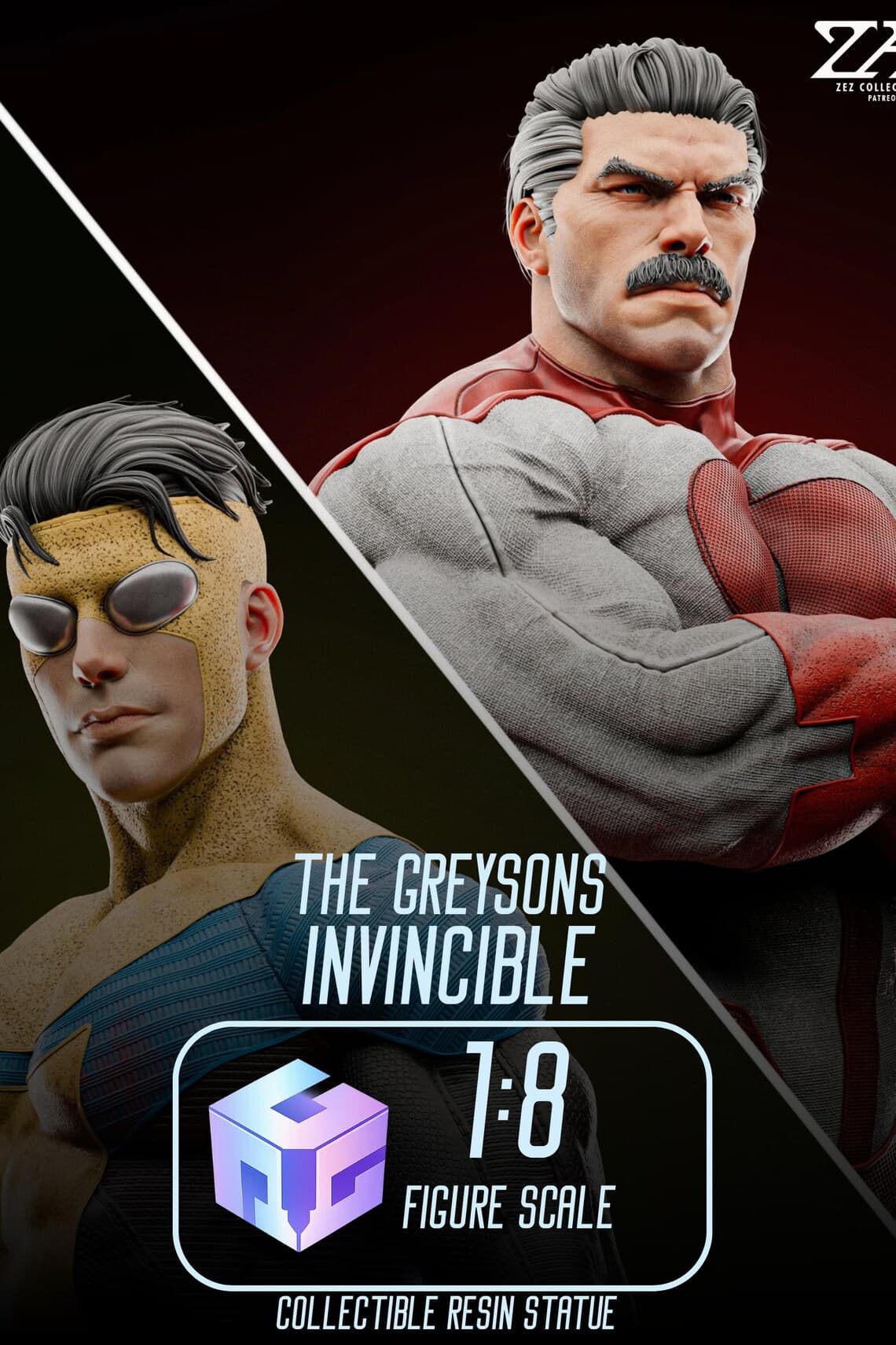 Invincible And Omniman Statue